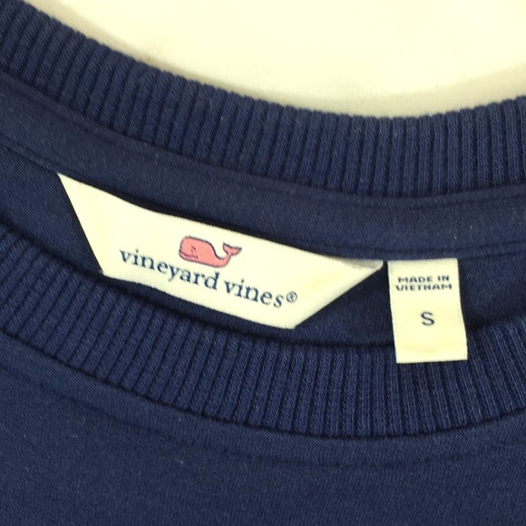Vineyard Vines Blue‎ Modern Sweater Womens Small Classic Pullover - Picture 9 of 12